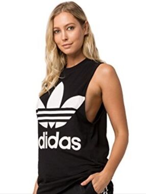adidas Originals Trefoil High Neck Muscle Tank